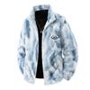 Lamb Wool Jacket for Men and Women, Versatile In Autumn and Winter, Loose Tie-dye Warm and Thickened Couple Stand-up Collar Jacket