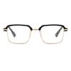 Fashion Square Reading Glasses Men Women Anti Blue Light Metal Frame Presbyopic Glasses Computer Eyewear +1.0 To +4.0