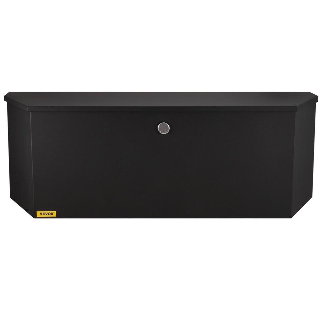 Trailer Tongue Tool Storage Box 36 x 12 x 12 inch Carbon Steel + Lock Keys