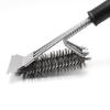 ZISIZ BBQ Grill Cleaning Brush with Scraper, 2-Pack
