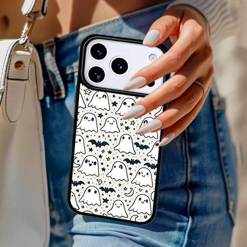 BOO Halloween Ghosts Phone Case For iPhone 17 Air 14 15 13 12 Max Cover For Apple 14 15 16 16e 11 Pro Max Plus Coque