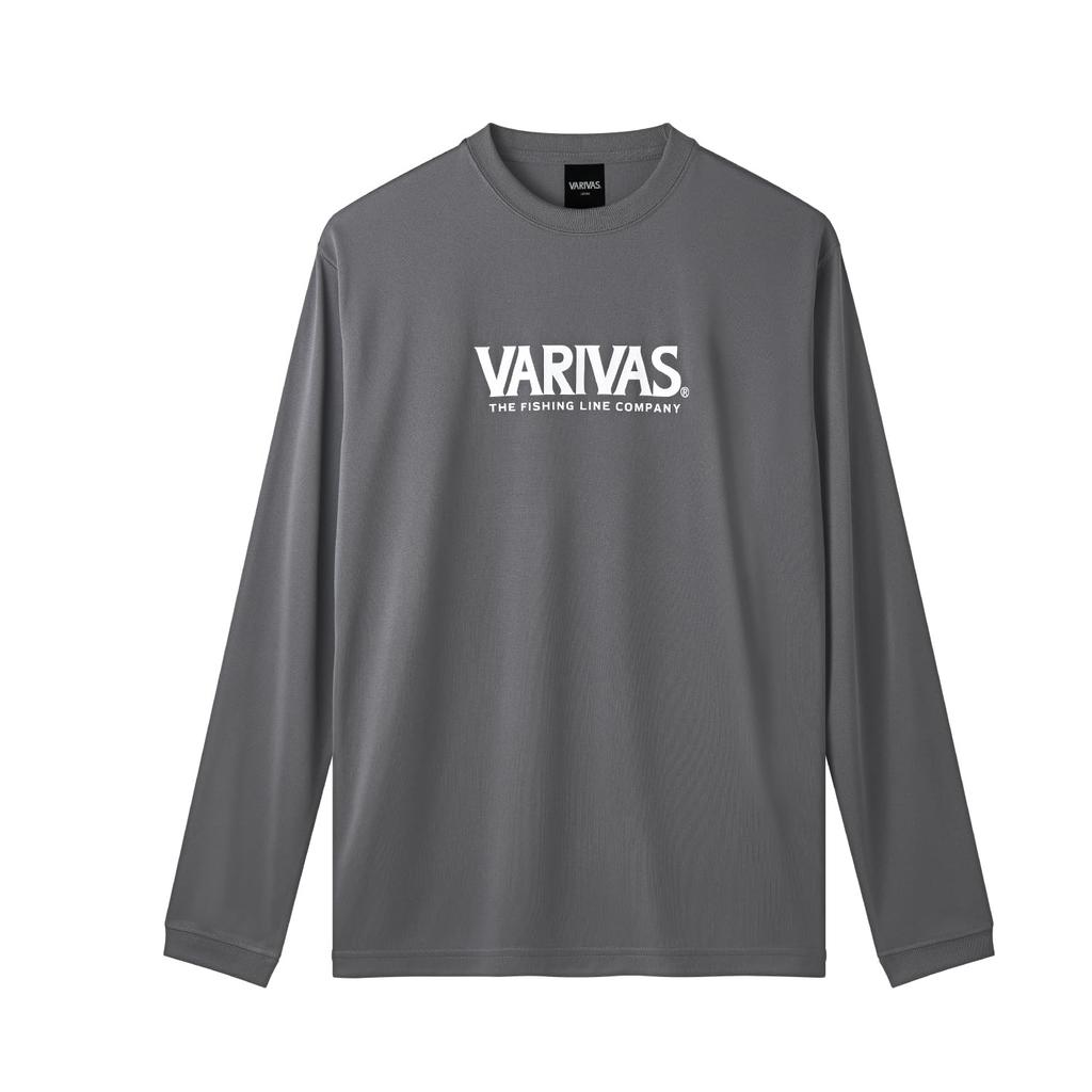 VARIVAS Dry Long Size L T-Shirt, Charcoal,