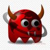 Devil Clip Art Devil Iron On Heat Transfer Printing Vinyl Patches Sticker for Clothes DIY Appliques Washable Patches