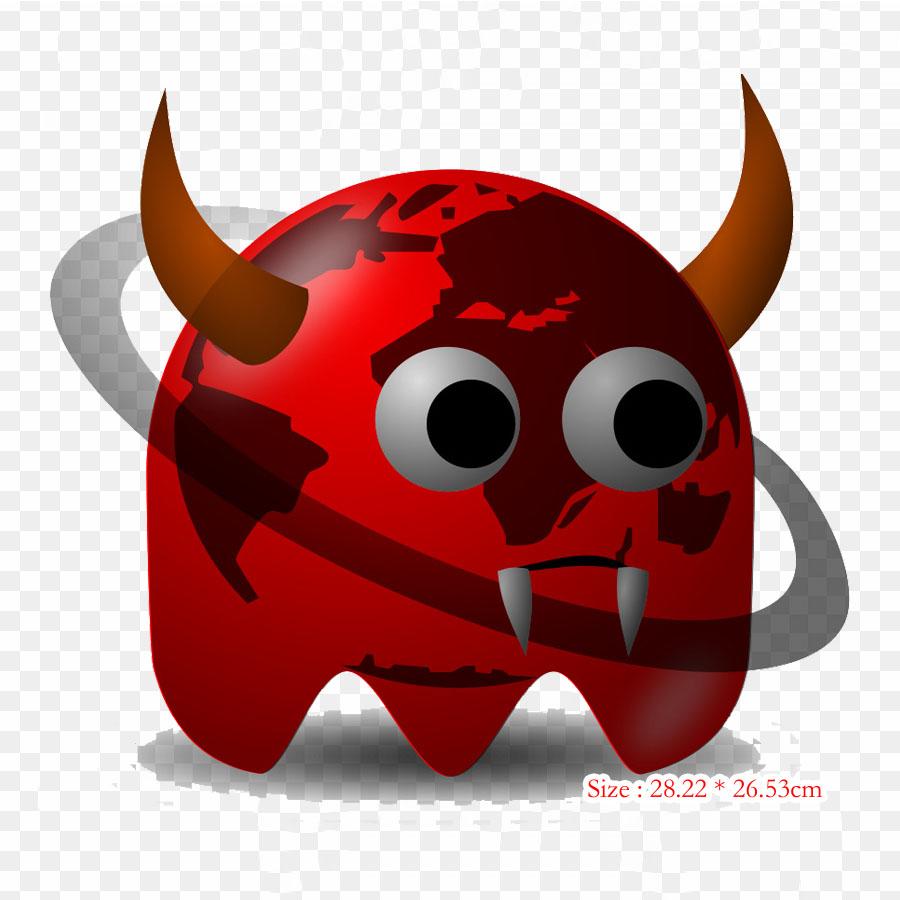 Devil Clip Art Devil Iron On Heat Transfer Printing Vinyl Patches Sticker for Clothes DIY Appliques Washable Patches