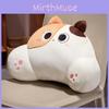 Black Cartoon Cute Gray Orange Cat Plush Pillow For Office Dormitory And