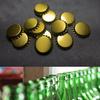 100Pcs Bottle Leak-proof Caps Shiny Tinplate Mini White Wine Crown Caps for Home