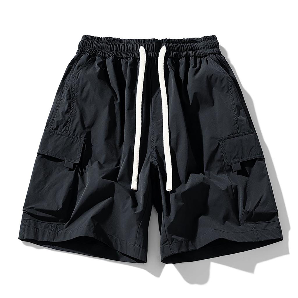 Letní pánské kamuflážní šortky s digitálním potiskem, flexibilní elastické sportovní šortky