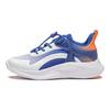 Li Ning Comfortable Casual Non-Slip Durable Kids Running Shoes Kids Sneakers White Blue Orange YKNU026-7