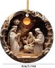 Stylish Baby Acrylic Birth Rearview Mirror Decorative Hanging Ornament For Cars