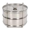 304 Stainless Steel Steam Basket 2-Tier Steaming Pot Durable Stackable Steamer Vegetables Steaming