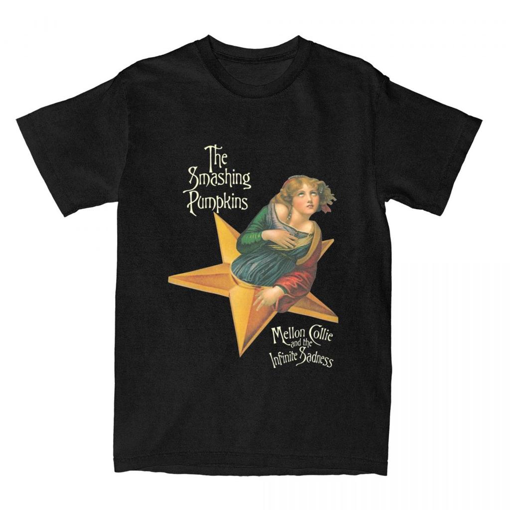 The Smashing Pumpkins TShirt Beach Mellon Collie and the Infinite Sadness YK T Shirts Cotton Tee Shirt For Unisex Top Tees