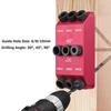 30 degrees  45 degrees  90 degrees  Guide Jig Drill Guide Pocket Hole Jig 30 45 90 Degree Multi Angle Positioner for
