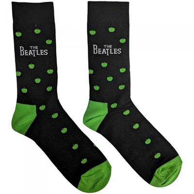The Beatles Unisex Adult Drop T Logo & Apple Socks