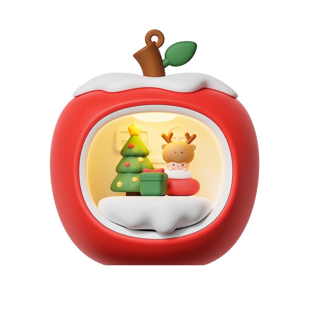 

Apple House Night Light 3 Level Brightness Christmas Sleeping Nightlights Rechargeable Christmas Light For Kids Christmas Gift