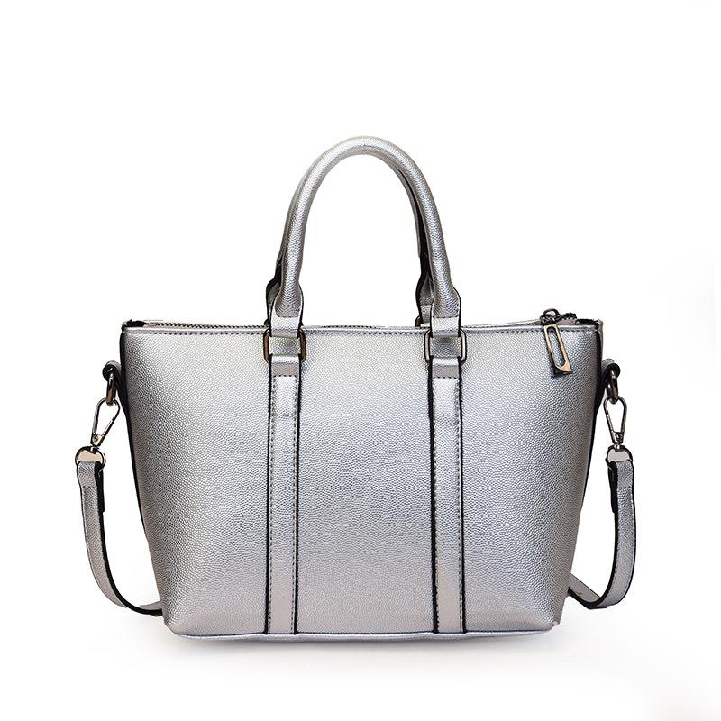 New simple casual fashion handbag bag female texture trend crossbody shoulder bag contrasting underarm bag