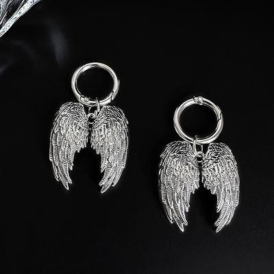 Removable Metal Angel Wings Martin Boot Shoes Buckles Decoration Pendant Martin Boots Shoe Accessories Y2K Party Jewelry