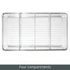 Clear Plastic Food Storage Organizer Bins Clear Display Containers Spice Packet Rack  Food Packets