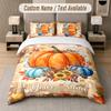 Halloween Theme Custom Text Or Name 3Pcs Bedding Set 1 Flat Sheet & 2 Pillowcases Personalized Home Bedding