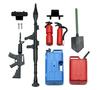 Haruhana RC Car Accessories for Rock Racer Rock Crawler Scale Model Kit Includes 2 Fuel 2 Fire 1 1 Rocket 1 Submachine and Military Set B 1/10 Tanks,