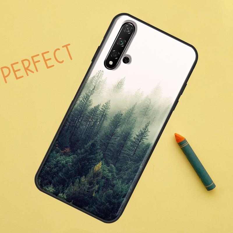 Beautiful Mountain Forest Nature For Huawei Nova 10 9 SE 11 Pro 12i 11i 8i Y60 Y70 Y90 Y61 Y91 Y72 Y73 P20 P40 P30 Lite Case