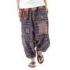 Sarouel Aladdin Thai Ethnic Design Pocket [Okinawa Giken] [OKI] Pants, Pants, Pants, Pattern, Men's, Women's, Unisex, (Ethnic Navy)
