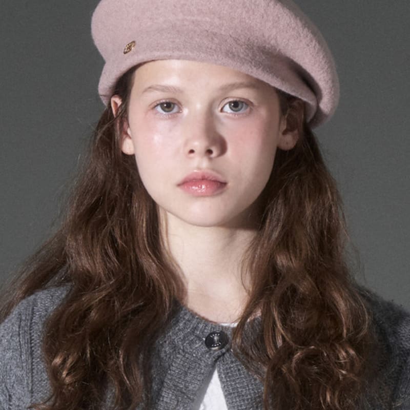 

Берет ретро из смесовой шерсти WHITE SANDS Roseanne (6 цветов) BLACK_Free