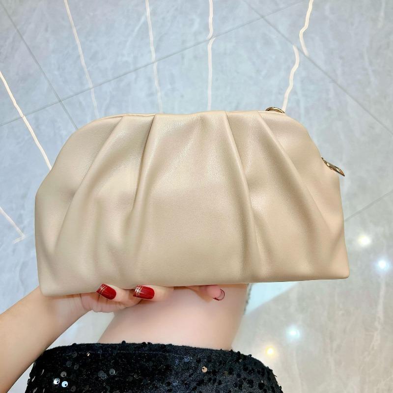 Hand-held Bag, Evening Bag, Fashionable Pleated Bag, High-end Crossbody Bag, Little Bag