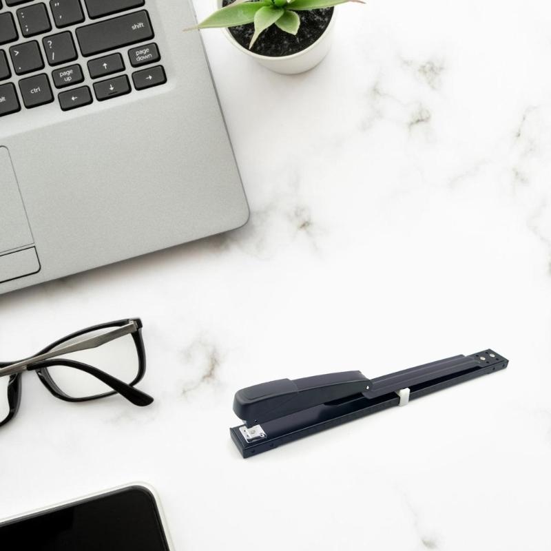 2-20 Sheets Long Sleeve Stapler Office Stapler Long Reach Stapler Desk Stapler Multifunctional Paper Stapler