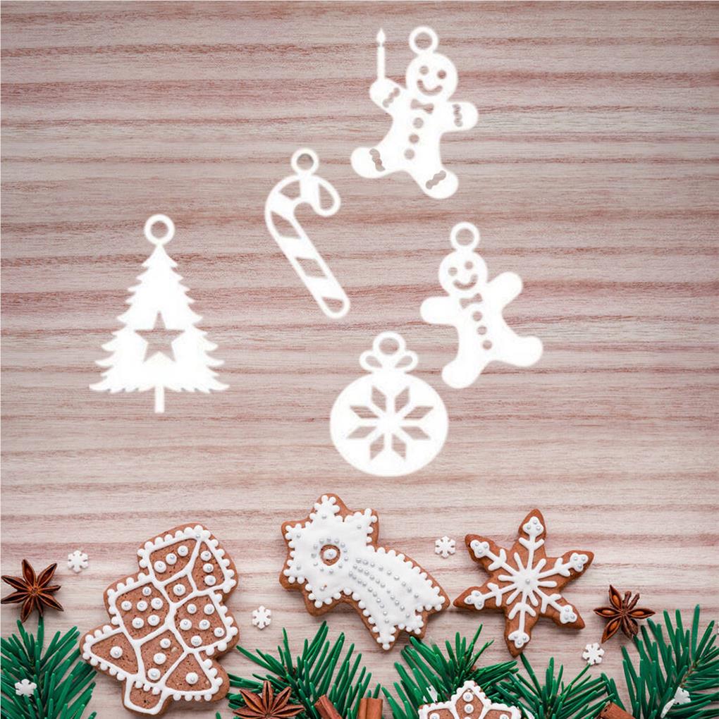 1 Set Weihnachten Stanzformen DIY Stanzform Weihnachten Scrapbook Prägung Glatte Dekorationen Neujahrskartenherstellung