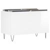 VidaXL Record Cabinet High Gloss White 74.5x38x48cm Engineered Wood 831726