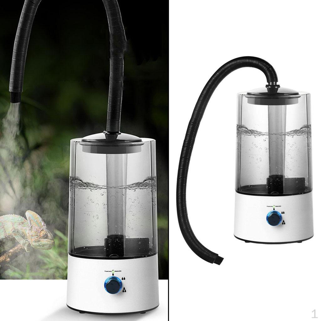 Reptile Humidifiers 4L Large Capacity Mister Fogger with Extension Tube/Hose, Suitable for