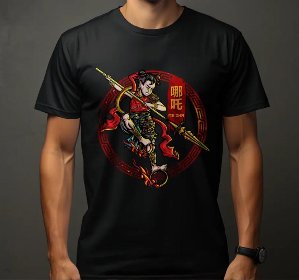 

Ne Zha Movie Chinese Mythology Deity Unisex T-shirt S-5XL Unisex T-Shirt XXXXL