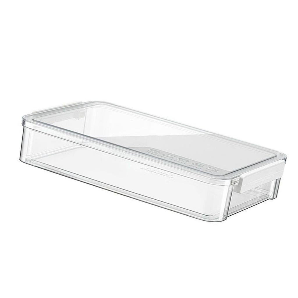 Transparent ID Storage Box Multi Functional Clear ID Storage Organization Box with Latching Lid for