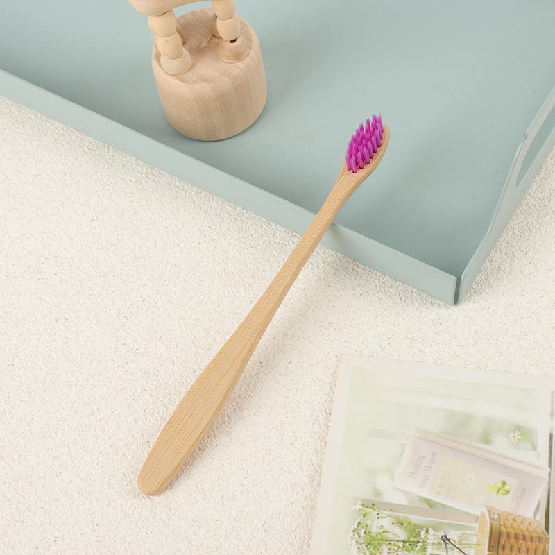 Ready Stock Fast and Custom Logo Kids Waterdrop Shape Soft BPA Free Natural Biodegradable Bamboo Toothbrush