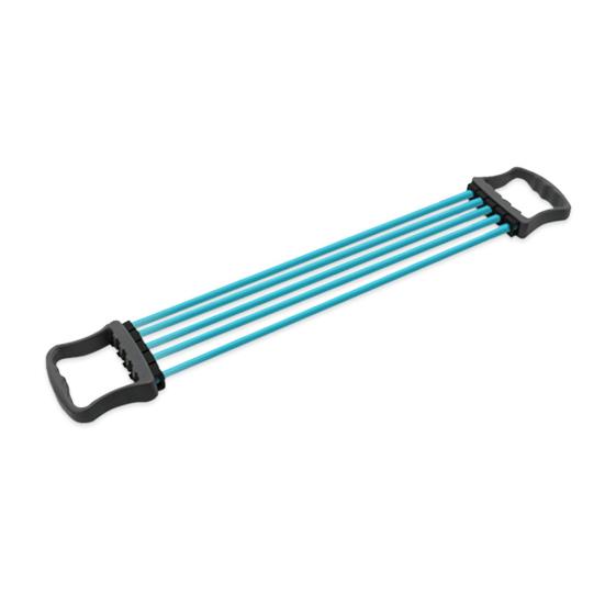 Ejercitador ajustable de pecho multifuncional expansor herramienta de mano de entrenamiento Fitness azul