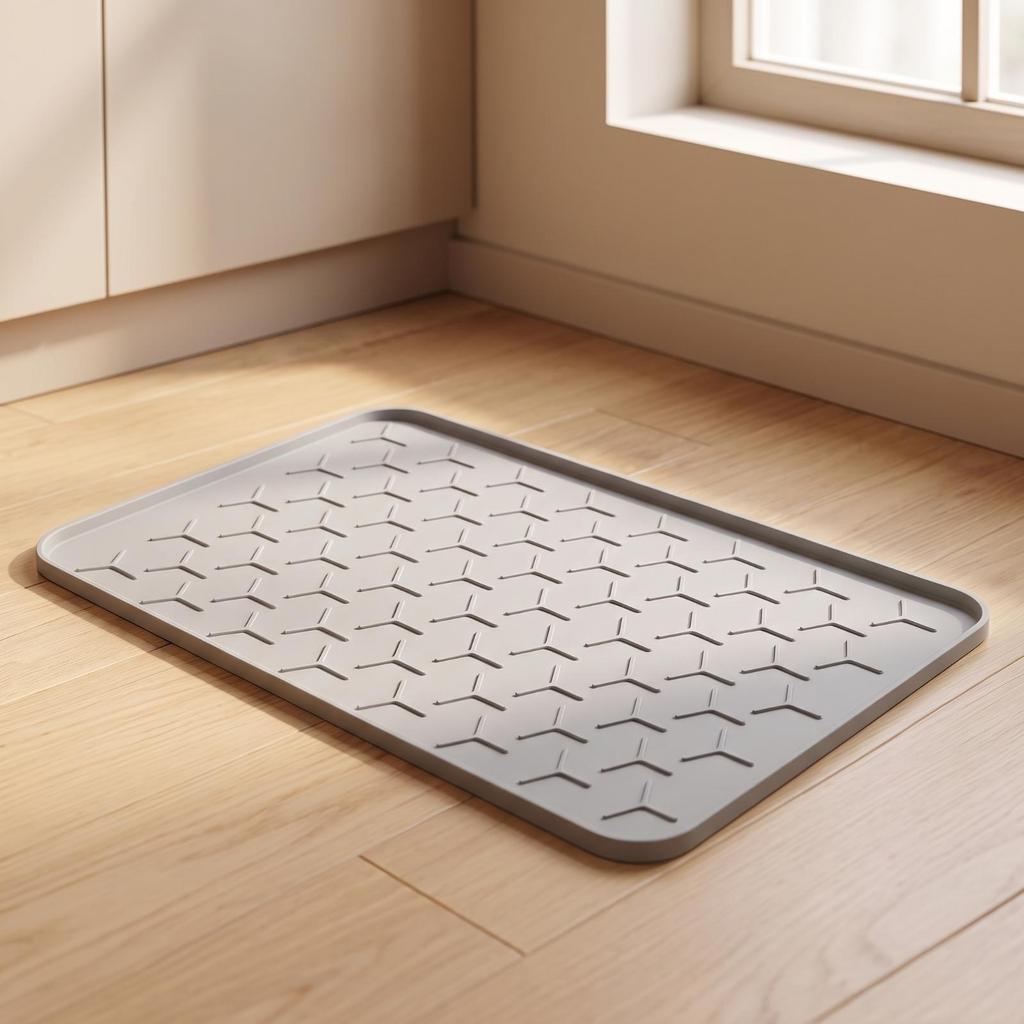 Easy to Wash Silicone Pet Feeding Mat Dishwasher Safe Food with Raised