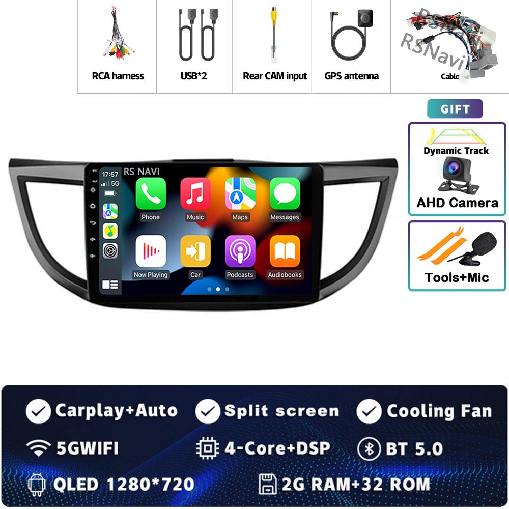 

Android 14 CarPlay автомобильное радио для Honda CRV CR-V 4 RM RE 2011 - 2018 Мультимедиа Навигация GPS Стерео Авто Видео Головное Устройство BT DVD