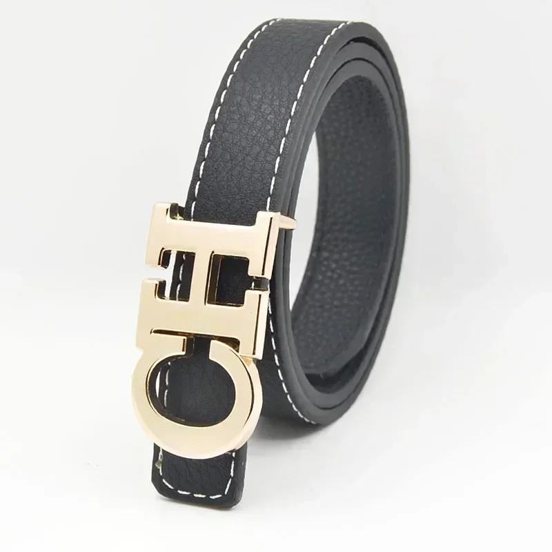 2025 Fashion Business Neutral Waist Alloy Letter Buckle Paired with Suit Pants Windproof Jacket Decoration Women's Waist Belt