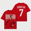 Cristiano Ronaldo Portugal No7 Tshirt Unisex Unisex Summer 100 Cotton Clothing Fashion High Quality Short Sleeved Top Streetwear