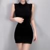 Korean Dongdaemun Slim Waist-cinching Sleeveless Bodycon Dress