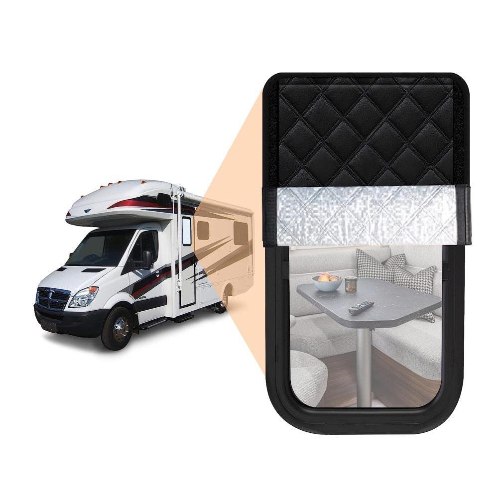 Summer RV Door & Window Sun Shade: Waterproof, Insulated Privacy Cover for Camping
