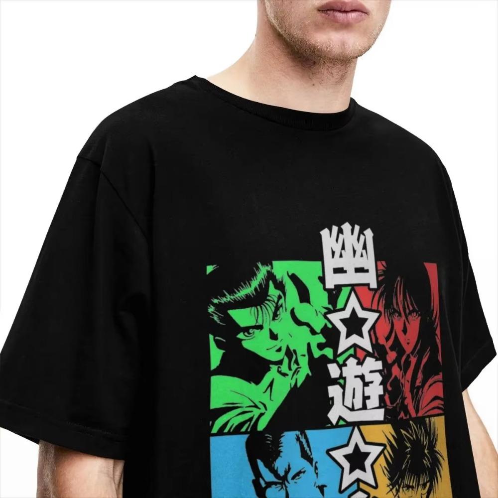YuYu Hakusho Manga for Men Women T Shirt Yu Yu Hakusho Apparel Novelty Tee Shirt T-Shirts  Gift Idea Clothing