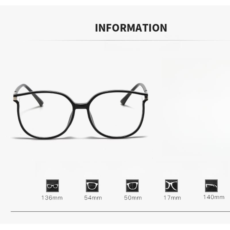 Ultra Light Large Frame Myopia Eyewear Photochromic Blue Light Blocking Female and Male Stylish Classic Near Sight Eyeglasses