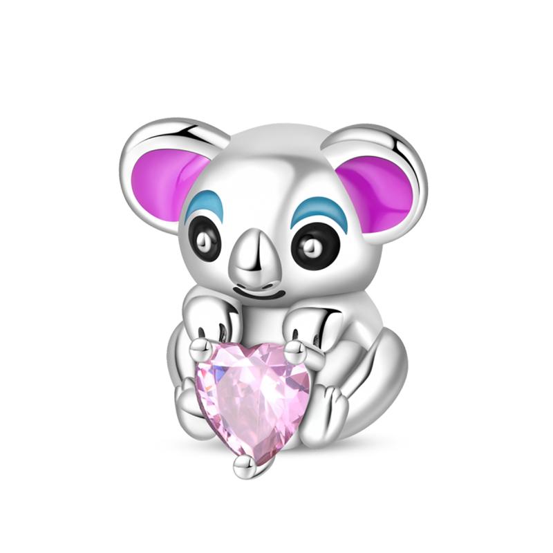 Copper Owl Squirrel Bear Hedgehog Cute Animal Series Creative Charms Beads Fit Pan Original Bracelets Diy Jewelry