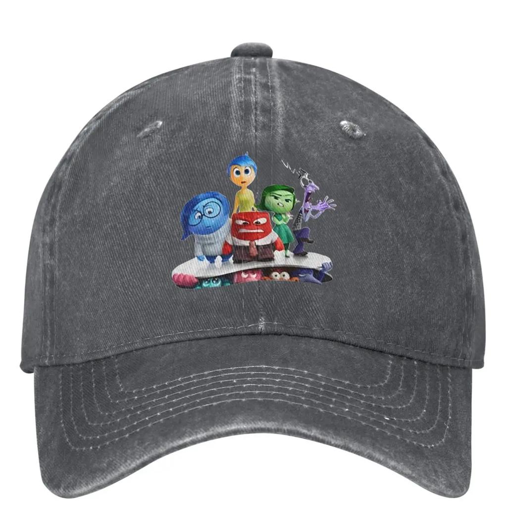 Anxiety Inside Out Baseball Cap Outdoor Sports y2k Funny Hip Hop Hats Men Adult Casual Sunscreen Baseball Caps