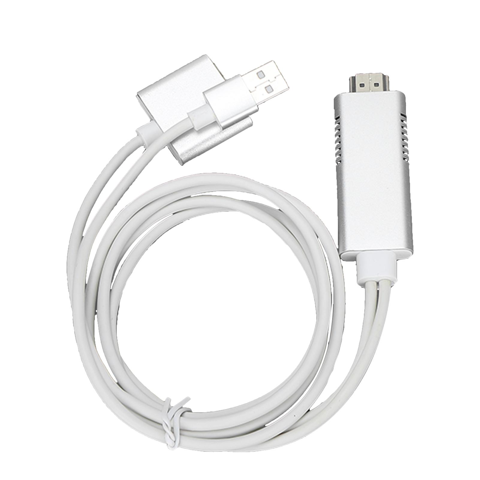 

Кабель-адаптер для зеркалирования USB Female to HD Multimedia Interface Male Кабель для зеркалирования HD для Android