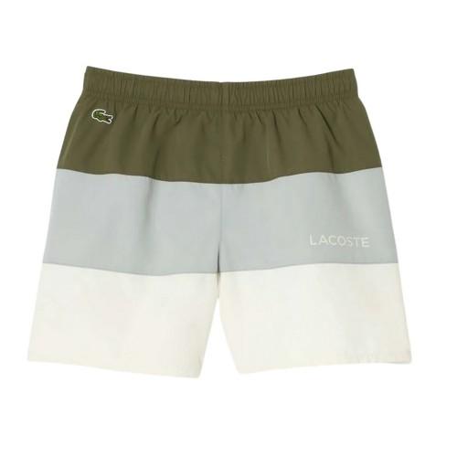 Lacoste Boys Colour Block Taffeta Swimming Trunks