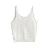 Trendy Women's Sexy Backless Knitted Tank Top - Summer Solid Color Camisole