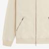 Fred Perry [sharp] Slub Jersey Zip Through Pullover   Oatmeal Afpm2417858 691