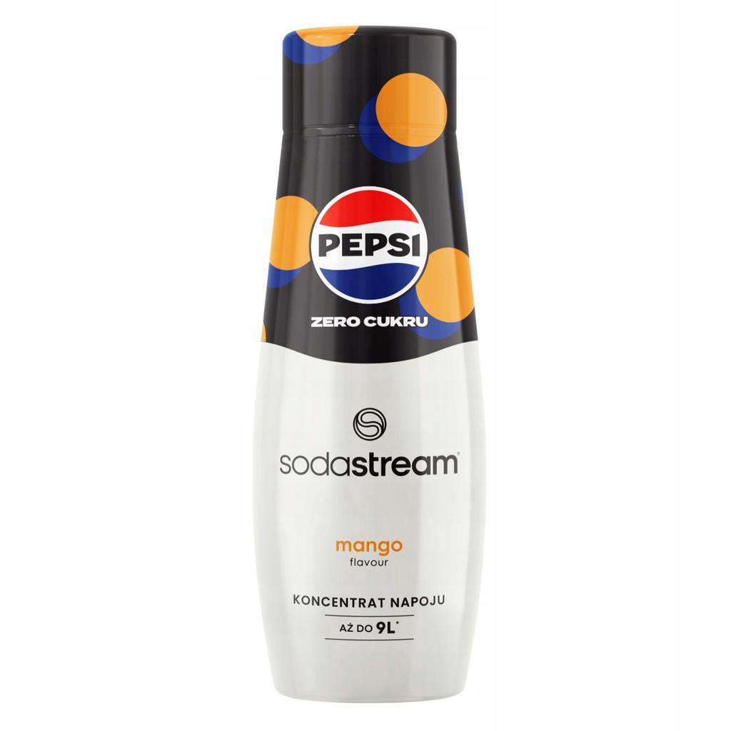 SodaStream Pepsi Max Mango Syrup 440ml Sugar-Free Drink Concentrate for Water
